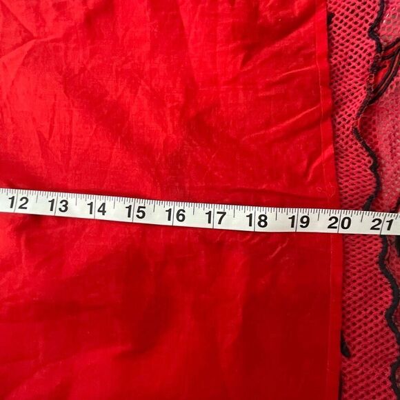 Free People La Isla Dress in Red/Black - Picture 8 of 11